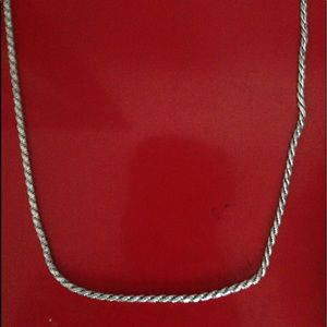 A practically brand new sterling necklace
